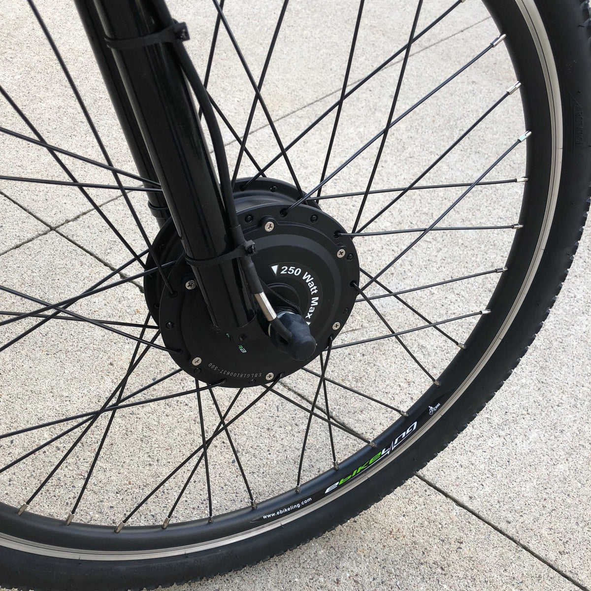 Geared Hub Motor eBike Legal Max Wattage Decal Kit 250 750 Watts Duluth Cycle