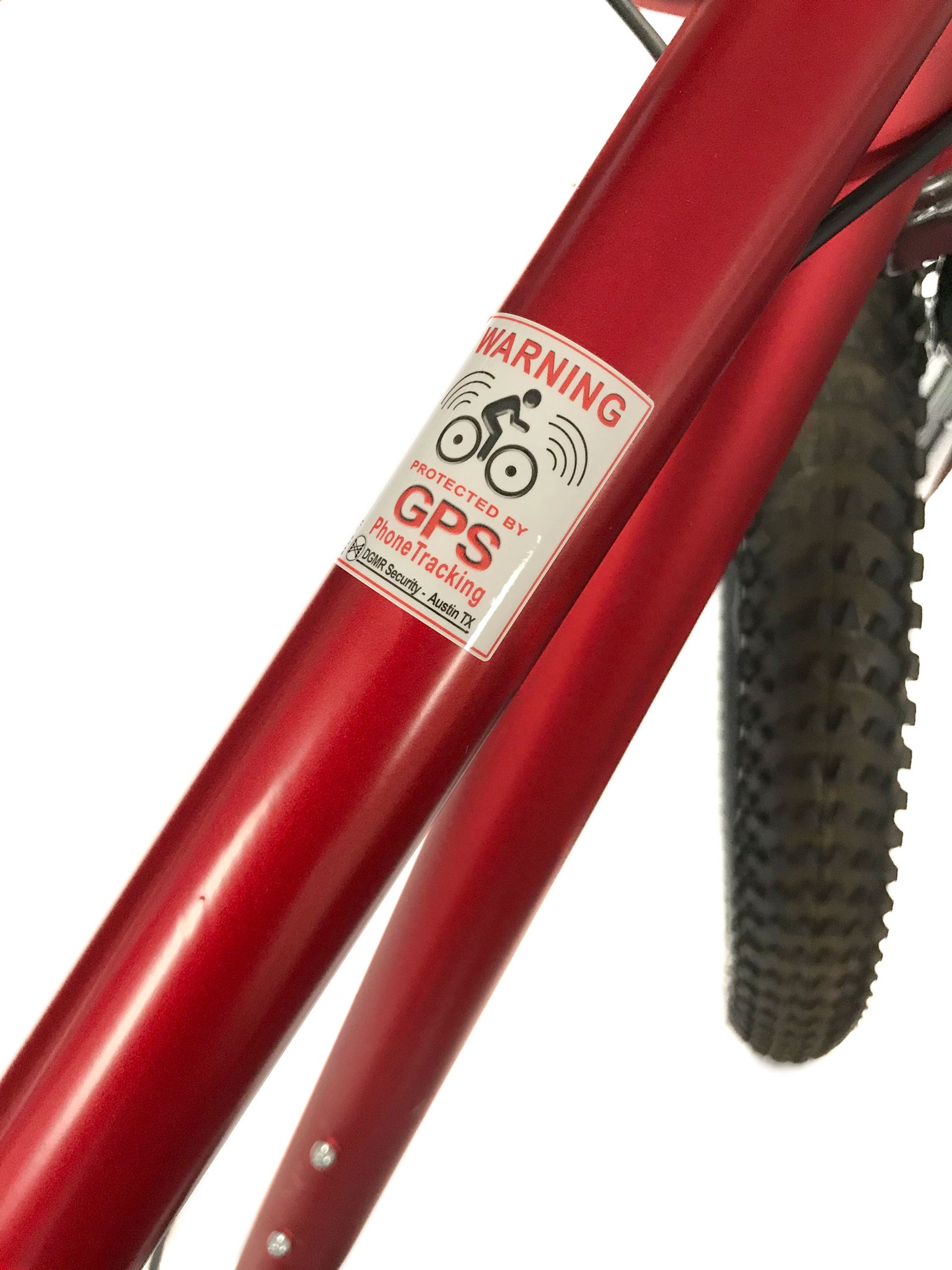 Bike Anti Theft GPS Security Decal Stop Bicycle Thieves Duluth Cycle