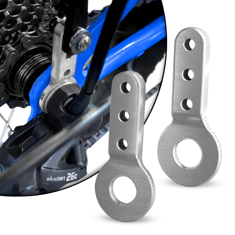 Rear rack adapter for Mongoose fat bikes and hardtail bikes with