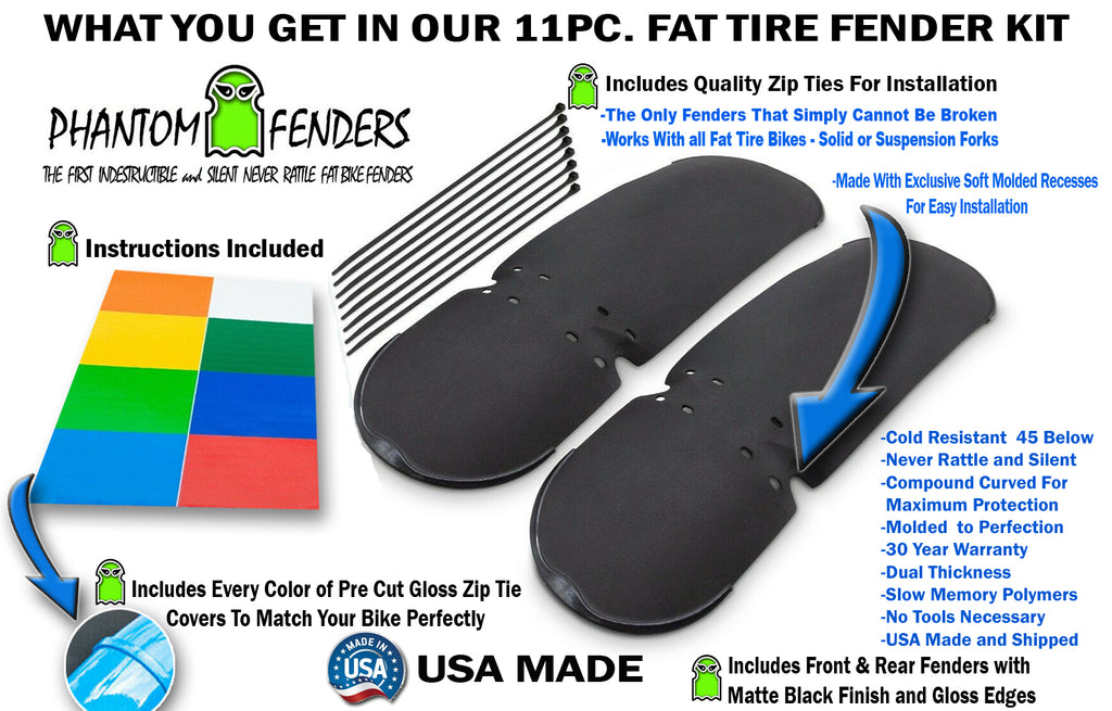 Phantom Fat Bike Fenders